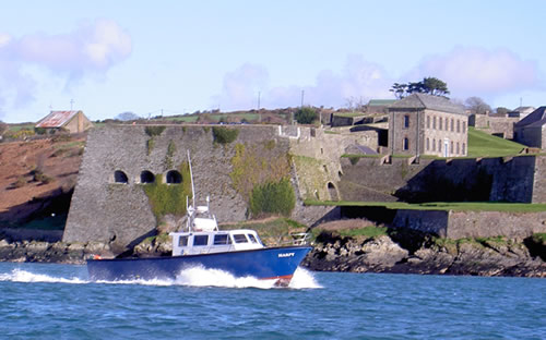 HARPY heading out Deep Sea Angling or Diving or on a Whalewatch or Wildlife Tour.