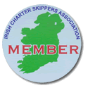 We are a proud member of the Irish Charter Skippers Association.