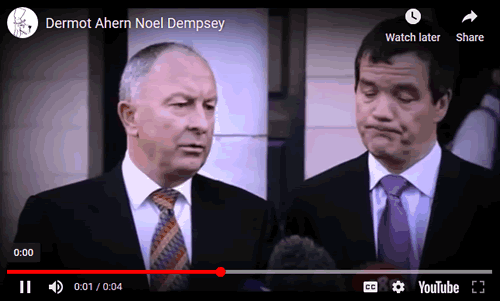 Noel Dempsey denying Ireland needs a bailout - just before the crash!