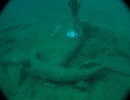 AUD anchor underwater prior to lifting.