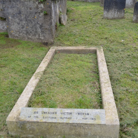 Lusitania graves in Kinsale