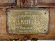 Llanthony builders plaque.