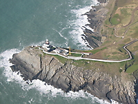 Aerial view of Halpin's second lighthouse.